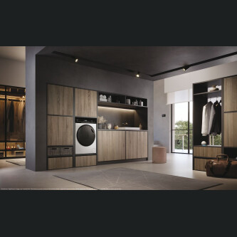 Rrobalarëse Haier HW100-B14959U1-S, I-Pro Seria 5 e pa inkorporuar, 10 kg, 1400 RPM, Motor me lëvizje direkte, Klasi A, E bardhë, L x H x I (cm) 60x57x85