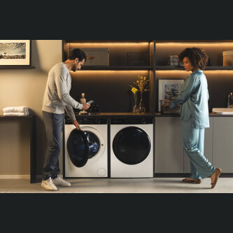 Rrobalarëse Haier HW90-B14959U1-S, I-Pro Seria 5 e pa inkorporuar, 9 kg, 1400 RPM, Motor me lëvizje direkte, Klasi A, E bardhë, L x H x I (cm) 60x57x85