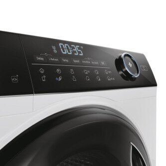 Rrobalarëse Haier HWD90-B14959U1-S, I-Pro Seria 5 e pavarur, 9 / 6 kg, 1400 RPM, Motor me lëvizje direkte, Klasa e ciklit të kombinuar D, e bardhë, L x H x I (cm) 60x62x85