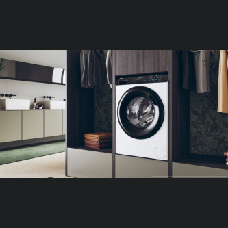 Rrobalarëse Haier HW80-B14939-S, I-Pro Seria 3 e pa inkorporuar, 8 kg, 1400 RPM, Motor me lëvizje direkte, Klasi A, E bardhë, 15 programe, L x H x L (cm) 60x62x85