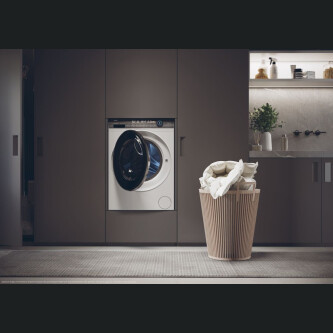 Rrobalarëse Haier HW90G-B14979TU1S, I-Pro Series 7 Plus e pa inkorporuar, 9 kg, 1400 RPM, Motor me lëvizje direkte, Klasa B, E bardhë, 14 programe, L x H x L (cm) 60x52x85