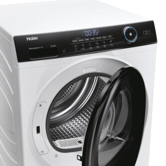 Tharëse rrobash Haier HD80-A3959-S, I-Pro Series 5 Independent, 8 kg, Inverter i pompës së nxehtësisë, Klasi A+++, E bardhë