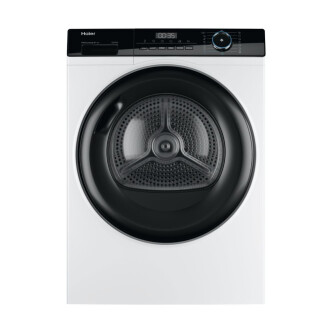 Tharëse rrobash Haier HD80-A2939-S, e pavarur, 8 kg, pompë nxehtësie, klasi A++, e bardhë