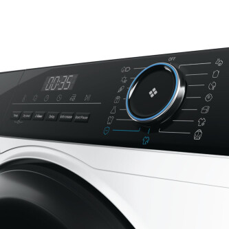 Tharëse rrobash Haier HD80-A2939-S, e pavarur, 8 kg, pompë nxehtësie, klasi A++, e bardhë