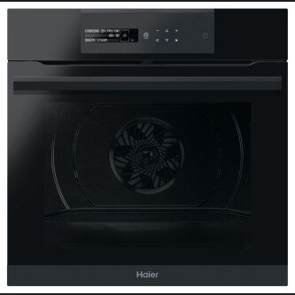 Furrë e integruar Haier HWO60SM6B5BH, Seria I-Message 6 me shumë nivele, 70 litra, Hydrolytic + Catalytic, A+, E zezë