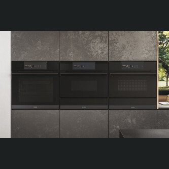 Furrë kompakte e integruar Haier HWO45NM6SXB1, avulli I-Message Compact Series 6 Steam, 34 litra, Klasa A++, E zezë