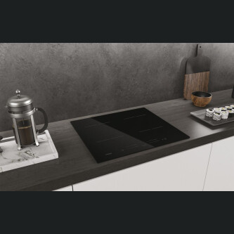 Pllakë me induksion HAIPSJ64MC Haier, 4 zona, E zezë, Chef @Home Seria 2