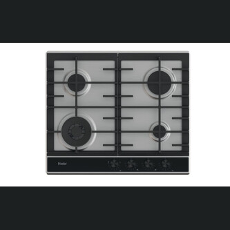 Furrë me gaz Haier HAHG6BF4XH, 4 zona, Seria 4, Inox, Materiali i Furrëtit: Pllaka Inox, 60 cm