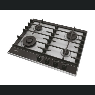 Furrë me gaz Haier HAHG6BF4XH, 4 zona, Seria 4, Inox, Materiali i Furrëtit: Pllaka Inox, 60 cm