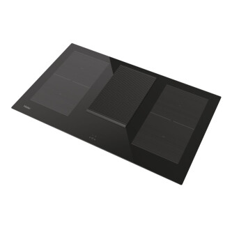 Pllakë me Aspirator të integruar Haier HAIH8IFMCF, Seria I-Dual 6, e zezë, 83 cm