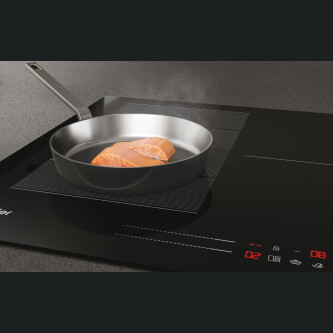 Pllakë me induksion Haier HAMTSJ86MC/1, I-Move Seria 6, 6 zona, E zezë, 80 cm