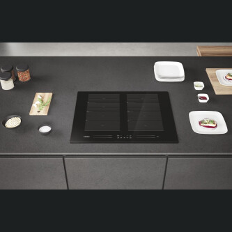 Pllakë me induksion HA2MTSJ58MB1 Haier, I-Move Series 6, E zezë, 60 cm