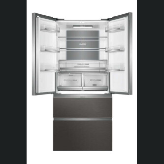 Frigorifer me shumë dyer Haier HB18FGSAAA FD 83 Seria 7, 4 dyer, Pa ngricë, ndriçim LED, Klasa E, Titanium argjend, L x H x I (mm) 830x669x1900