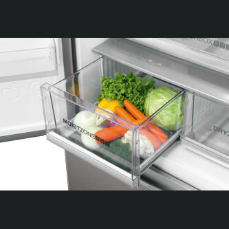 Frigorifer me shumë dyer Haier HB18FGSAAA FD 83 Seria 7, 4 dyer, Pa ngricë, ndriçim LED, Klasa E, Titanium argjend, L x H x I (mm) 830x669x1900