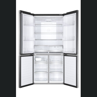 Ftohes me shumë dyer 90 Haier HTF-610DSN7 Seria 7 i pavarur, 4 dyer, pa ngricë, ndriçim LED, Klasa F, E zezë simbolike, L x H x I (mm) 908x750x1900