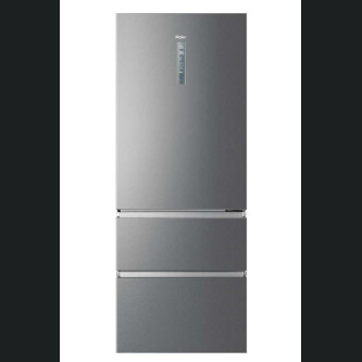Frigorifer Haier A3FE743CPJ, 3D 70 Seria 3 I pavarur, 3 dyer, Pa ngrica, Ndriçim LED, Klasi E, Platinum Inox, L x H x I (mm) 700x675x1906