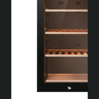 Ftohës i verës Wine Bank Seria 50 e pavarur, 1 zonë, 84 shishe, ndriçim LED, Klasa G, L x H x I (mm) 497x585x1270