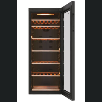 Ftohës i verës Wine Bank Seria 50 e pavarur, 1 zonë, 84 shishe, ndriçim LED, Klasa G, L x H x I (mm) 497x585x1270