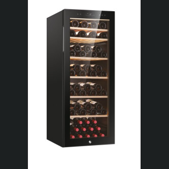 Ftohës i verës Wine Bank Seria 50 e pavarur, 1 zonë, 84 shishe, ndriçim LED, Klasa G, L x H x I (mm) 497x585x1270