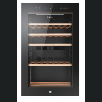 Ftohës i verës Haier HWS49GA Wine Bank 50 Series 5, 1 zonë, 49 shishe, ndriçim LED, Klasi F, L x H x I (mm) 497x585x820