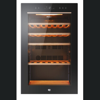 Ftohës i verës Haier HWS49GA Wine Bank 50 Series 5, 1 zonë, 49 shishe, ndriçim LED, Klasi F, L x H x I (mm) 497x585x820