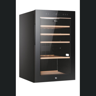 Ftohës i verës Haier HWS49GA Wine Bank 50 Series 5, 1 zonë, 49 shishe, ndriçim LED, Klasi F, L x H x I (mm) 497x585x820