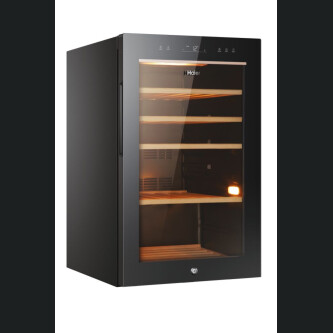 Ftohës i verës Haier HWS49GA Wine Bank 50 Series 5, 1 zonë, 49 shishe, ndriçim LED, Klasi F, L x H x I (mm) 497x585x820