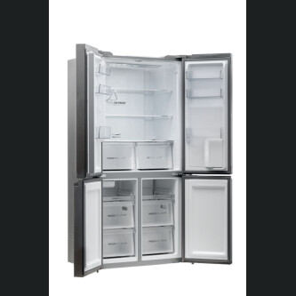 Kubike me shumë dyer 90 Haier HTF-520IP7 Seria 5 e pavarur, 4 dyer, pa ngricë, ndriçim LED, klasi F, platinum Inox, L x H x I (mm) 908x648x1900