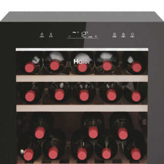 Ftohës i verës Wine Bank Seria 50, i pavarur, 2 zona, 77 shishe, ndriçim LED, Klasa G, L x H x I (mm) 497x585x1270