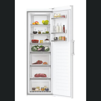 Frigorifer me 1 derë Haier H3R-330WNA 1D 60 Seria 7 i pavarur, Pa ngricë, Jo, Ndriçim standard, Klasa A, E bardhë, L x H x I (mm) 595x675x1910