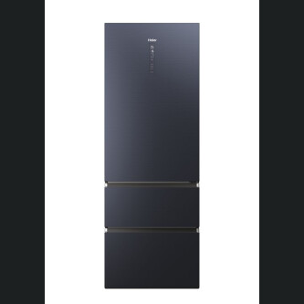 Frigorifer Haier HTW7720ENMB, 3D 70 Seria 7 i pavarur, 3 dyer, Pa ngricë, ndriçim LED, Klasa E, E zezë, L x H x I (mm) 700x675x2006