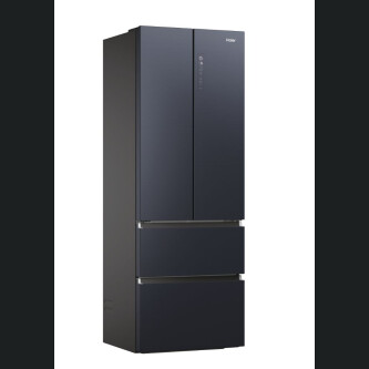 Frigorifer me shumë dyer Haier HFW7720ENMB FD 70 Seria 7, 4 dyer, Pa ngricë, ndriçim LED, Klasi E, E zezë, L x H x I (mm) 700x675x2006