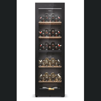 Ftohës i verës Wine Bank 60 Seria 7, i pavarur, 2 zona, 236 shishe, ndriçim LED, Klasa G, L x H x I (mm) 597x714x1900