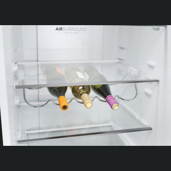 Frigorifer Haier HDW5620CNPD, 2D 60 Seria 5 i pavarur, 2 dyer, Pa ngricë, ndriçim LED, Klasi C, Argjend, L x H x I (mm) 595x658x2000