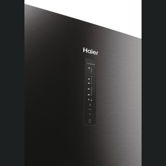Frigorifer Haier HDW3620DNPD, 2D 60 Seria 3 i pavarur, 2 dyer, Pa ngricë, ndriçim LED, Klasi D, Argjend, L x H x I (mm) 595x658x2000