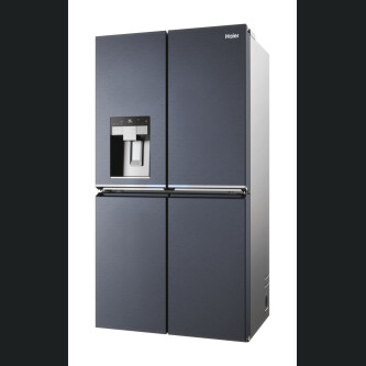 Me shumë dyer të pavarur Haier HCR7918EIMB, 4 dyer, pa ngricë, Ndriçim LED, Klasi E, E zezë e krehur, L x H x I (mm) 908x750x1775