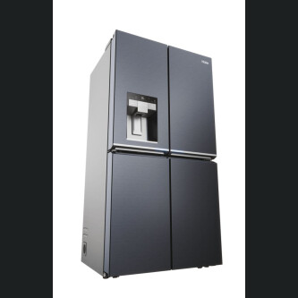 Me shumë dyer të pavarur Haier HCR7918EIMB, 4 dyer, pa ngricë, Ndriçim LED, Klasi E, E zezë e krehur, L x H x I (mm) 908x750x1775