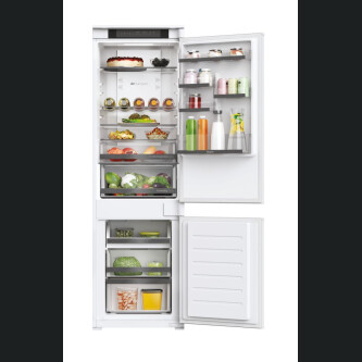 Frigorifer i integruar HAIER HBW5518E, 2 dyer, pa ngricë, ndriçim LED, klasi E, i bardhë, L x H x I (mm) 540x545x1772