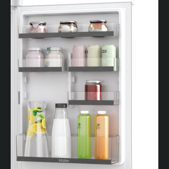 Frigorifer i integruar HAIER HBW5518E, 2 dyer, pa ngricë, ndriçim LED, klasi E, i bardhë, L x H x I (mm) 540x545x1772