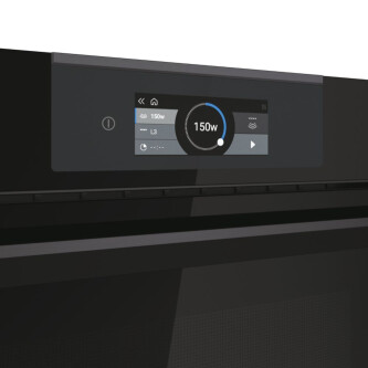 Furrë e kombinuar e integruar me mikrovalë Haier HWO45NB6T0B1, I-Touch Compact Series 6, Microvale - Combi, 34 litra, E zezë