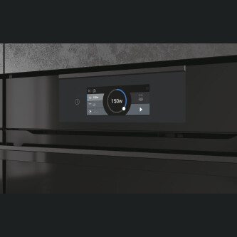 Furrë e kombinuar e integruar me mikrovalë Haier HWO45NB6T0B1, I-Touch Compact Series 6, Microvale - Combi, 34 litra, E zezë