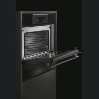 Furrë e kombinuar e integruar me mikrovalë Haier HWO45NB6T0B1, I-Touch Compact Series 6, Microvale - Combi, 34 litra, E zezë
