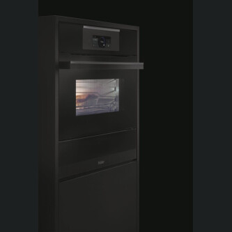 Furrë e kombinuar e integruar me mikrovalë Haier HWO45NB6T0B1, I-Touch Compact Series 6, Microvale - Combi, 34 litra, E zezë