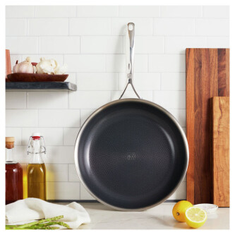 Tigan 30 cm PEAK , çelik inox 18/10, argjend 