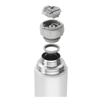 Termos, 1 litër, çelik inox, bardhë-gri. - Zwilling