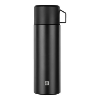 Termos, 1 litër, çelik inox, e zezë - Zwilling