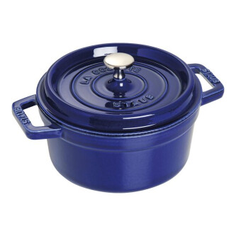 Tenxhere Cocotte 20 cm, e rrumbullakët, ngjyrë blu e errët, prej gize - Zwilling