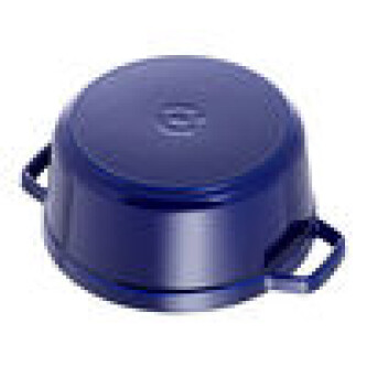 Tenxhere Cocotte 20 cm, e rrumbullakët, ngjyrë blu e errët, prej gize - Zwilling