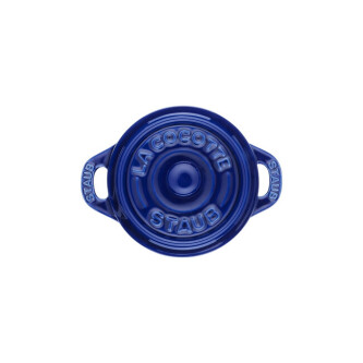 Mini tenxhere 10 cm, e rrumbullakët, blu e errët, prej qeramike - Zwilling
