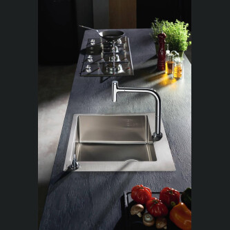 Lavaman dhe rubinet Hansgrohe, Select C71-F450-06, me SBox,  inox